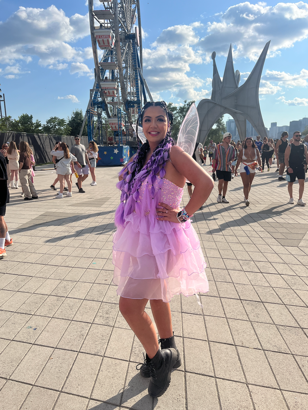 Festivali\u00e8re \u00e0 Osheaga 2023.