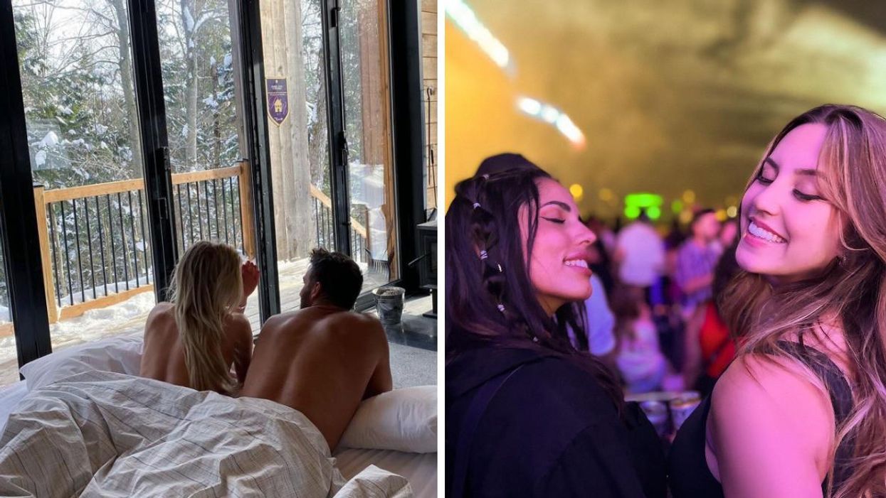 Florence Belzile et Karl Sabourin d'OD. Droite : Ophélia Nagar et Virginie Latour d'OD.