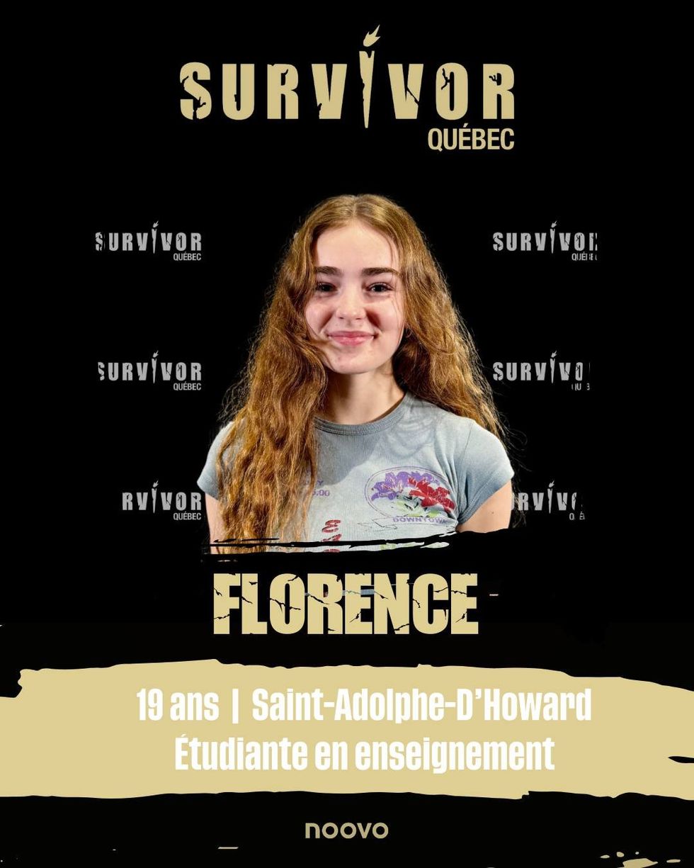 Florence de Survivor Qu\u00e9bec.