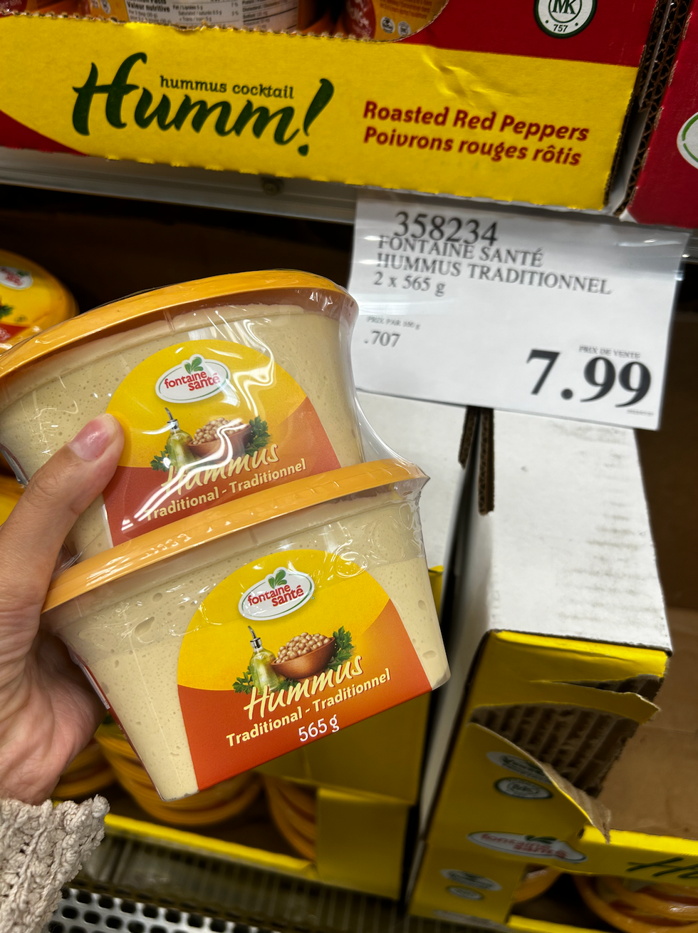 Fontaine Sant\u00e9 - Hummus traditionnel.