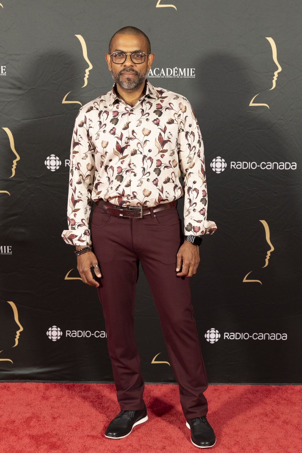 Fr\u00e9d\u00e9ric Pierre sur le tapis rouge des prix G\u00e9meaux.