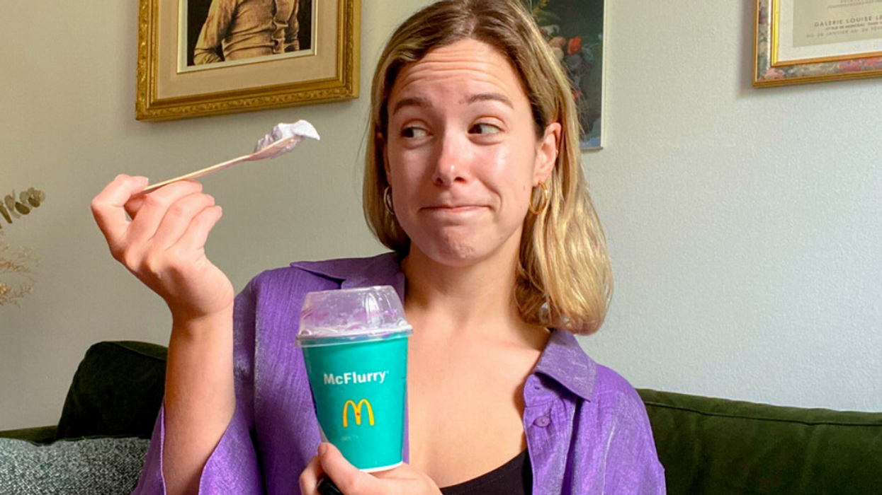 Françoise et le McFlurry.