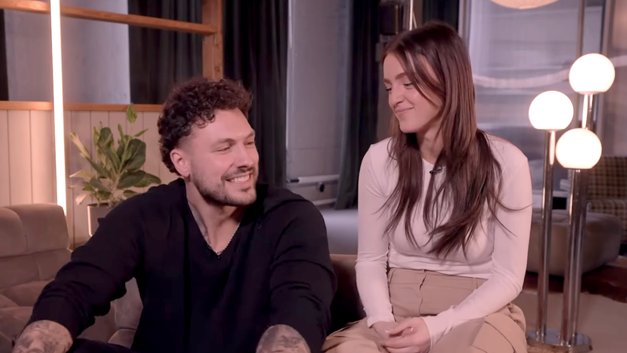 Frédérick Robichaud et Alicia Moffet, animateurs d'Occupation Double.