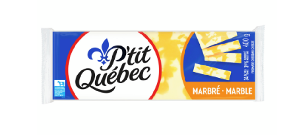 Fromage Cheddar Marbr\u00e9 P'tit Qu\u00e9bec.