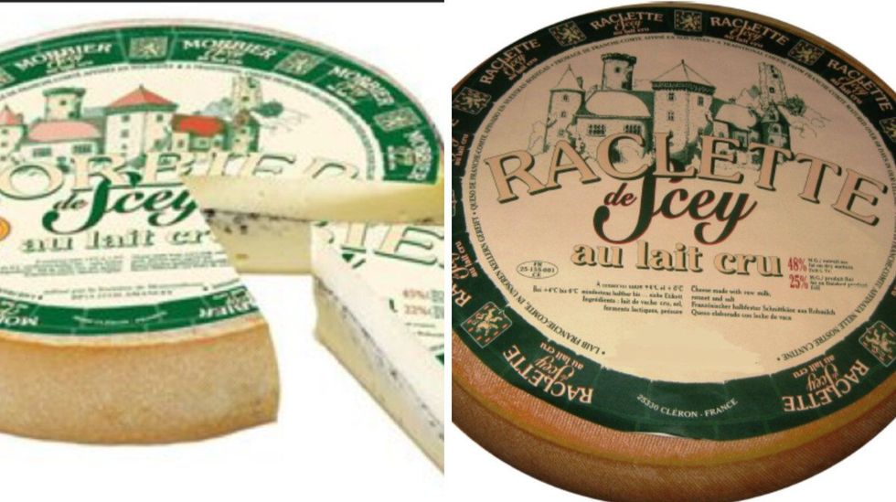 Fromages de Scey de la marque Jean Perrin.