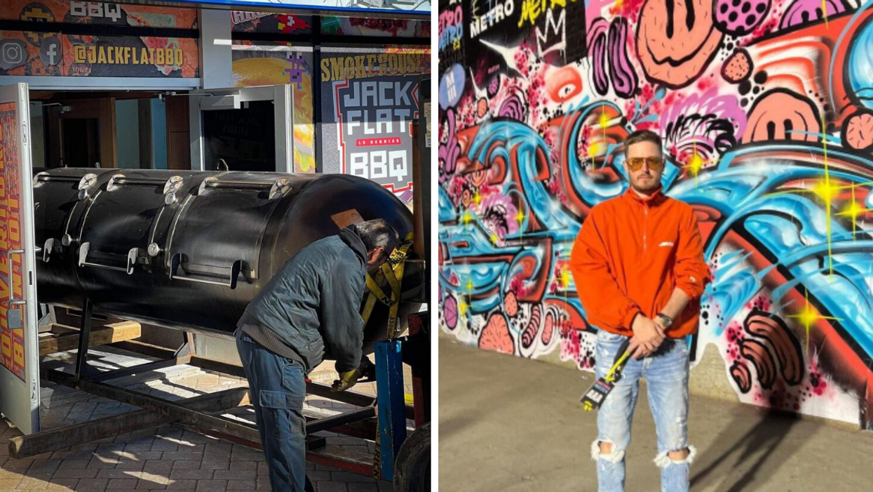 Fumoir Jack Flat BBQ. Droite : Olivier Primeau.