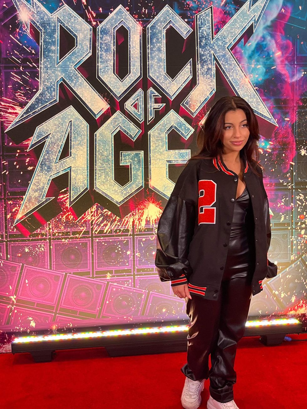 Gaelle Khoueiry-Jaber au tapis rouge de Rock of Ages.