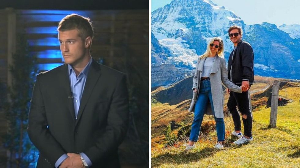 Georges-Olivier Trudel dans Occupation Double Portugal. Droite : Georges-Olivier Trudel et sa conjointe, Vanessa.