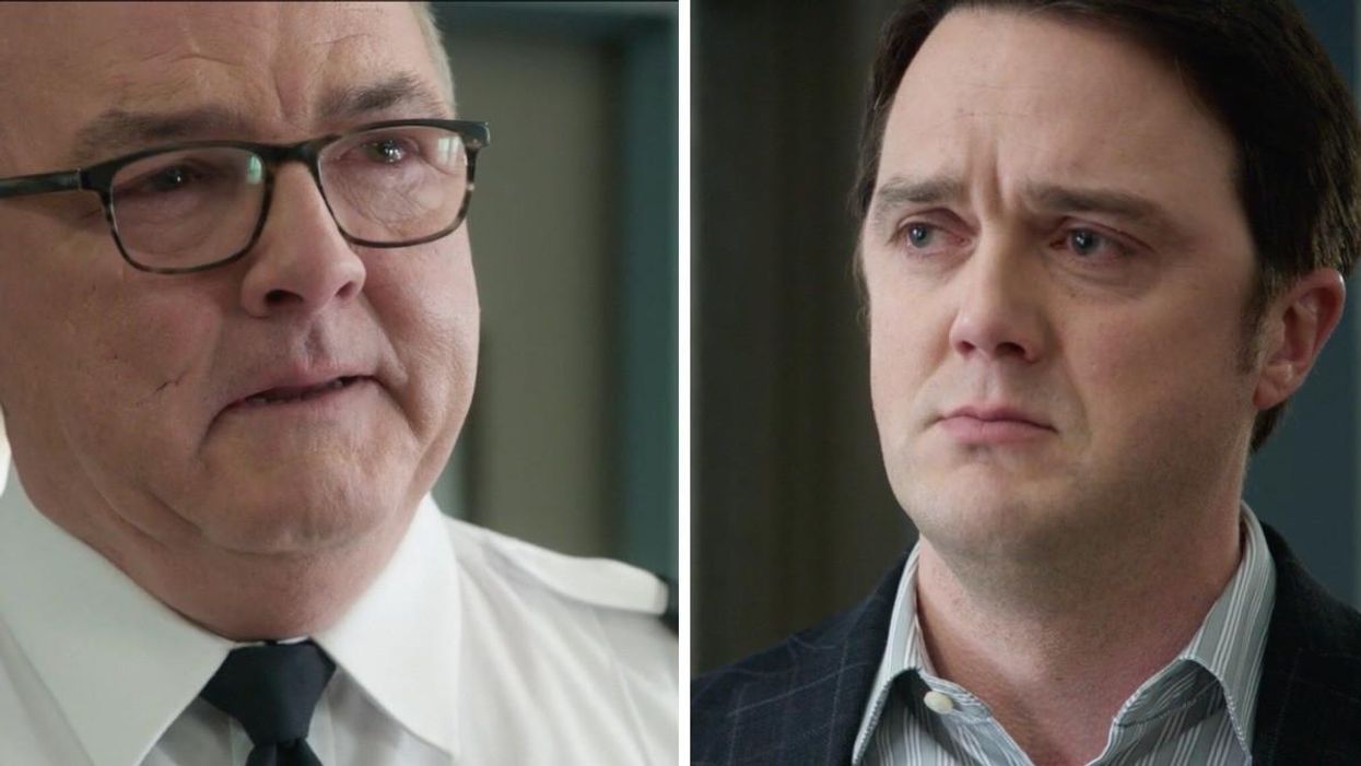 Gildor Roy dans District 31. Droite : Vincent-Guillaume Otis dans District 31.