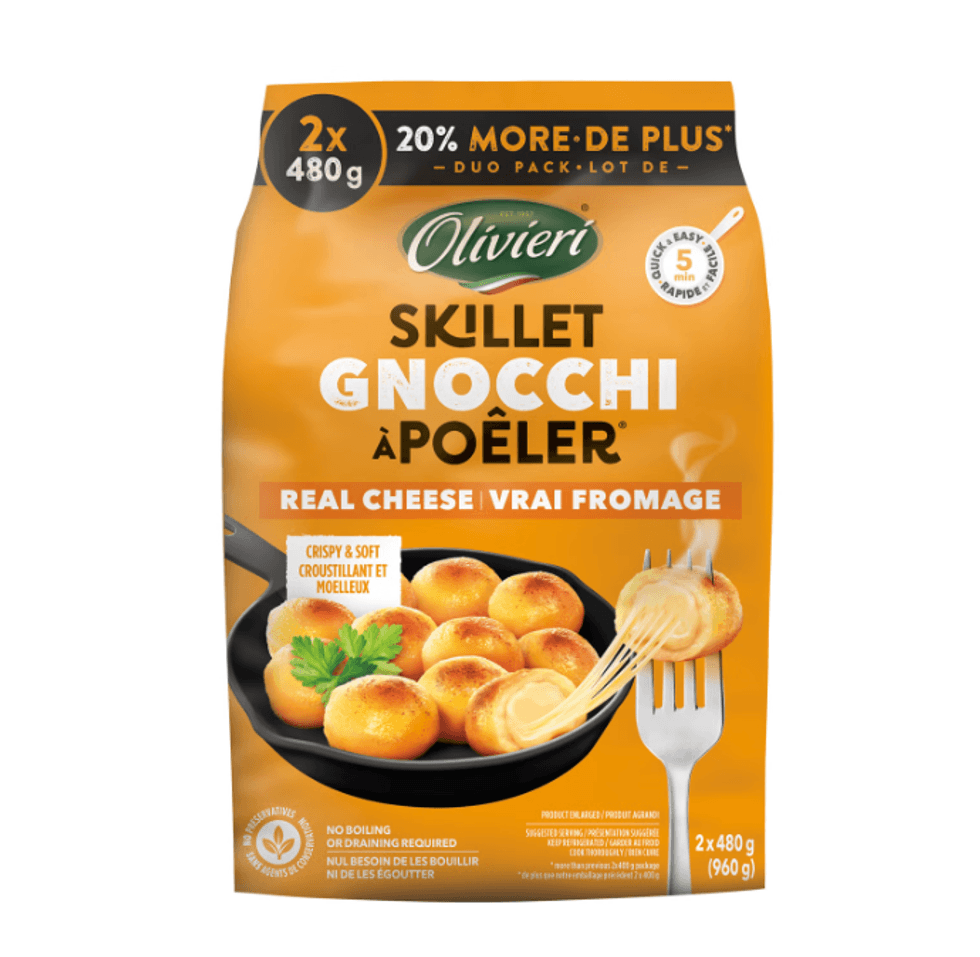 Gnocchi \u00e0 po\u00ealer Olivieri en sp\u00e9cial dans la circulaire du Costco.