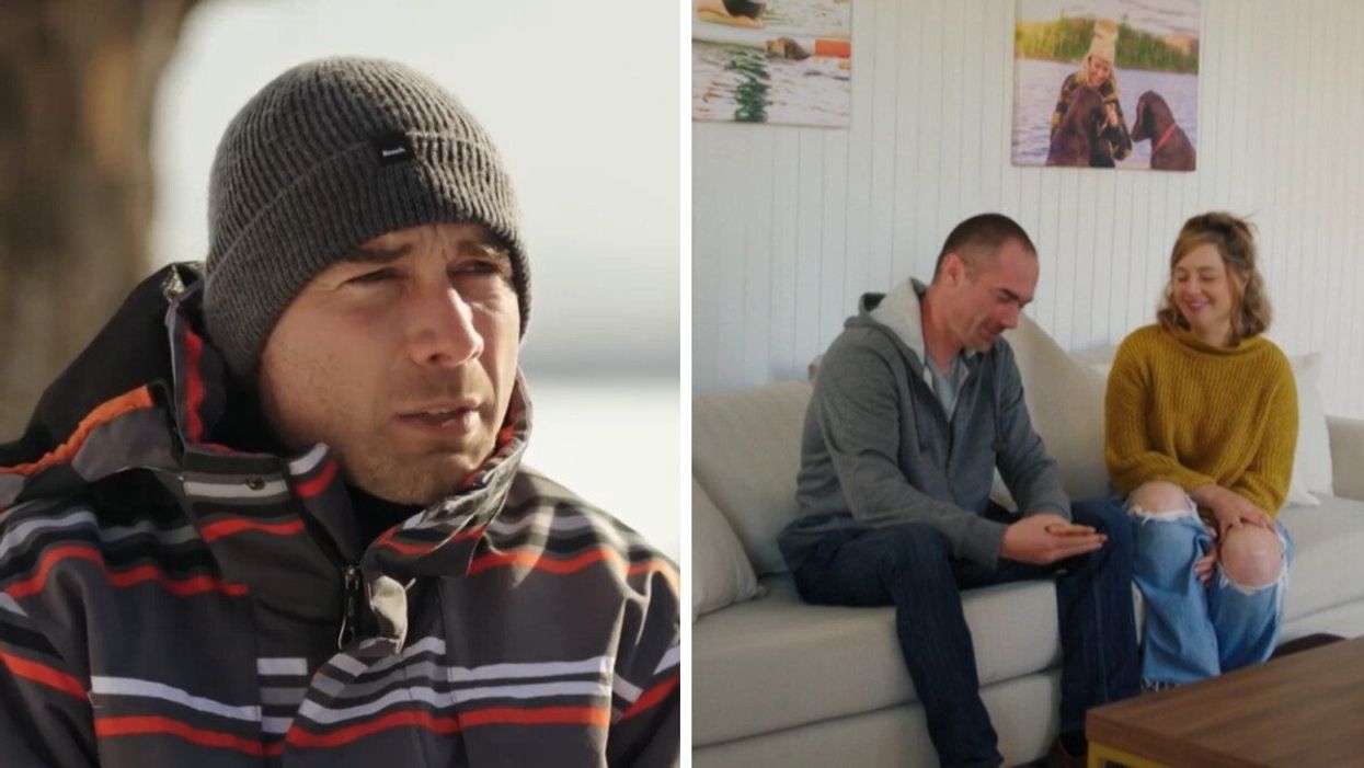 Guillaume de L'amour est dans le pré 11. Droite : Guillaume et Gabrielle de L'ADLP.