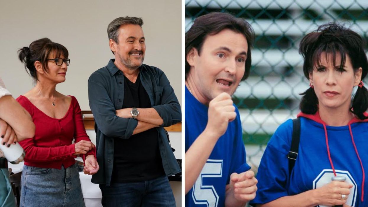 Guy A Lepage et Sylvie Léonard dans Un gars, une fille.