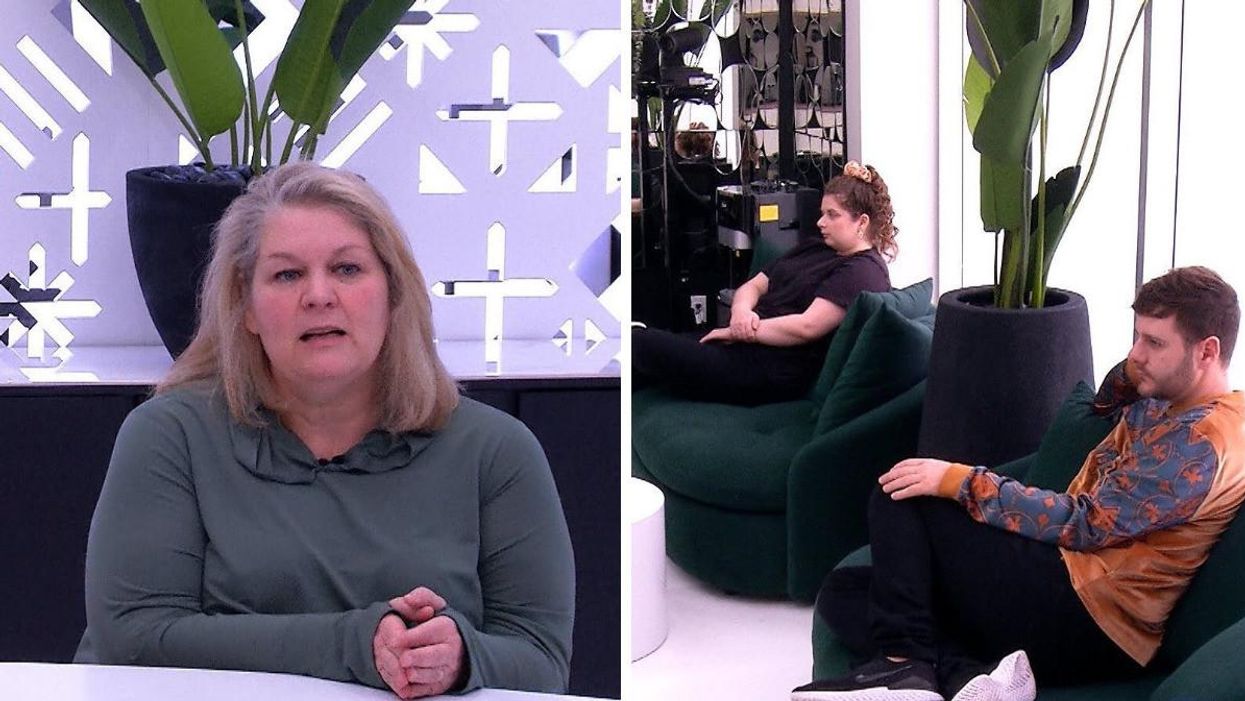 Guylaine Guay à Big Brother Célébrités. Droite : Michelle Desrochers et PL Cloutier à Big Brother Célébrités.