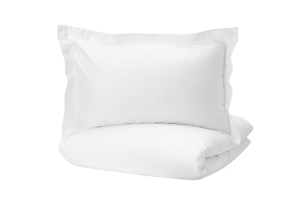 H\u00c4STSKR\u00c4PPA Housse de couette et taie(s), blanc.