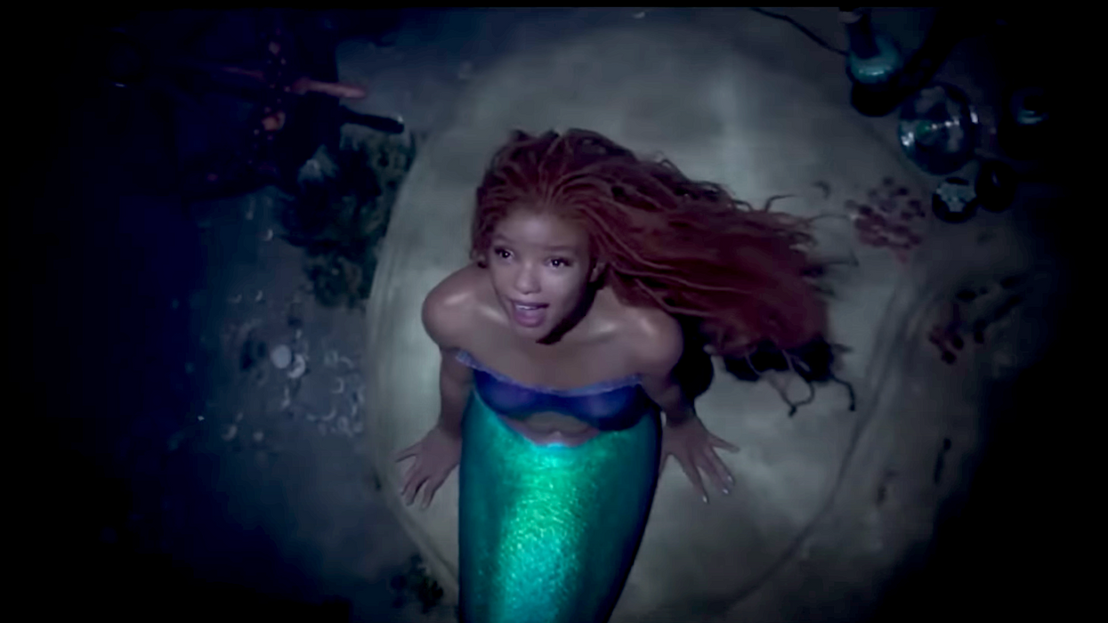 Halle Bailey dans le rôle d'Ariel dans La Petite Sirène.