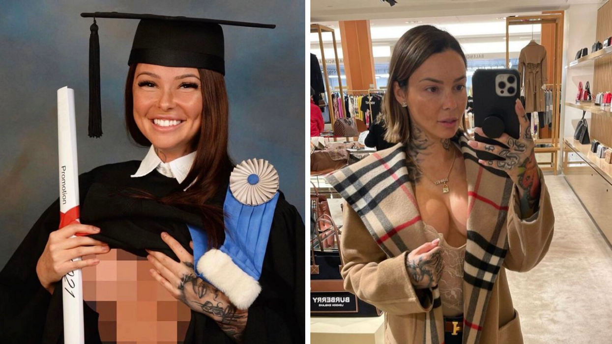 Hélène Boudreau photo de graduation. Droite : Hélène Boudreau.