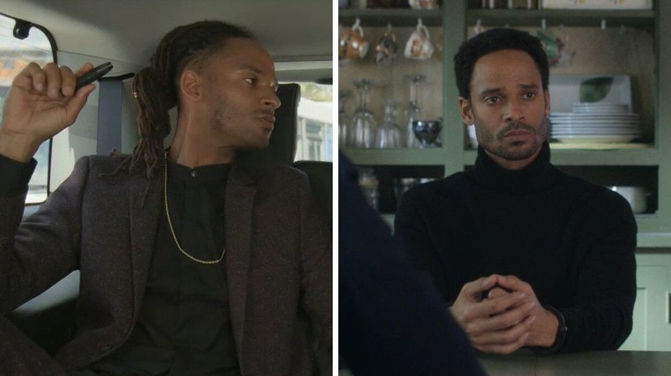 Iannicko N'Doua-L\u00e9gar\u00e9 dans Fugueuse. Droite : Iannicko N'Doua-L\u00e9gar\u00e9 dans Three Pines.