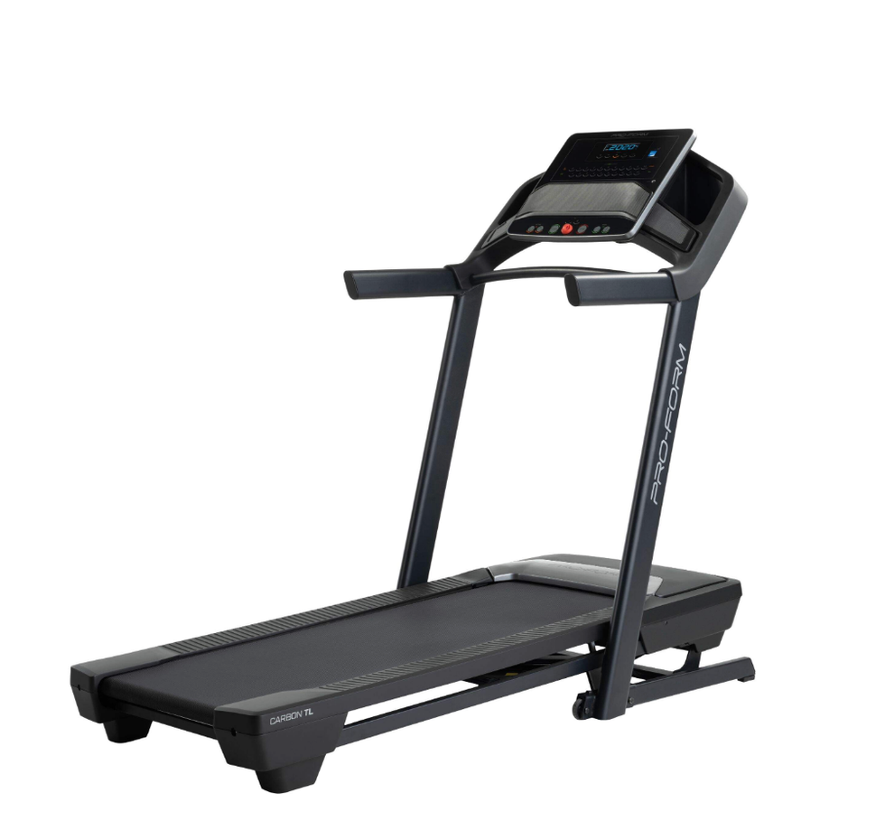 Il y a actuellement un rabais de 450\u202f$ sur le tapis roulant pliable ProForm Carbon, mod\u00e8le 2023.