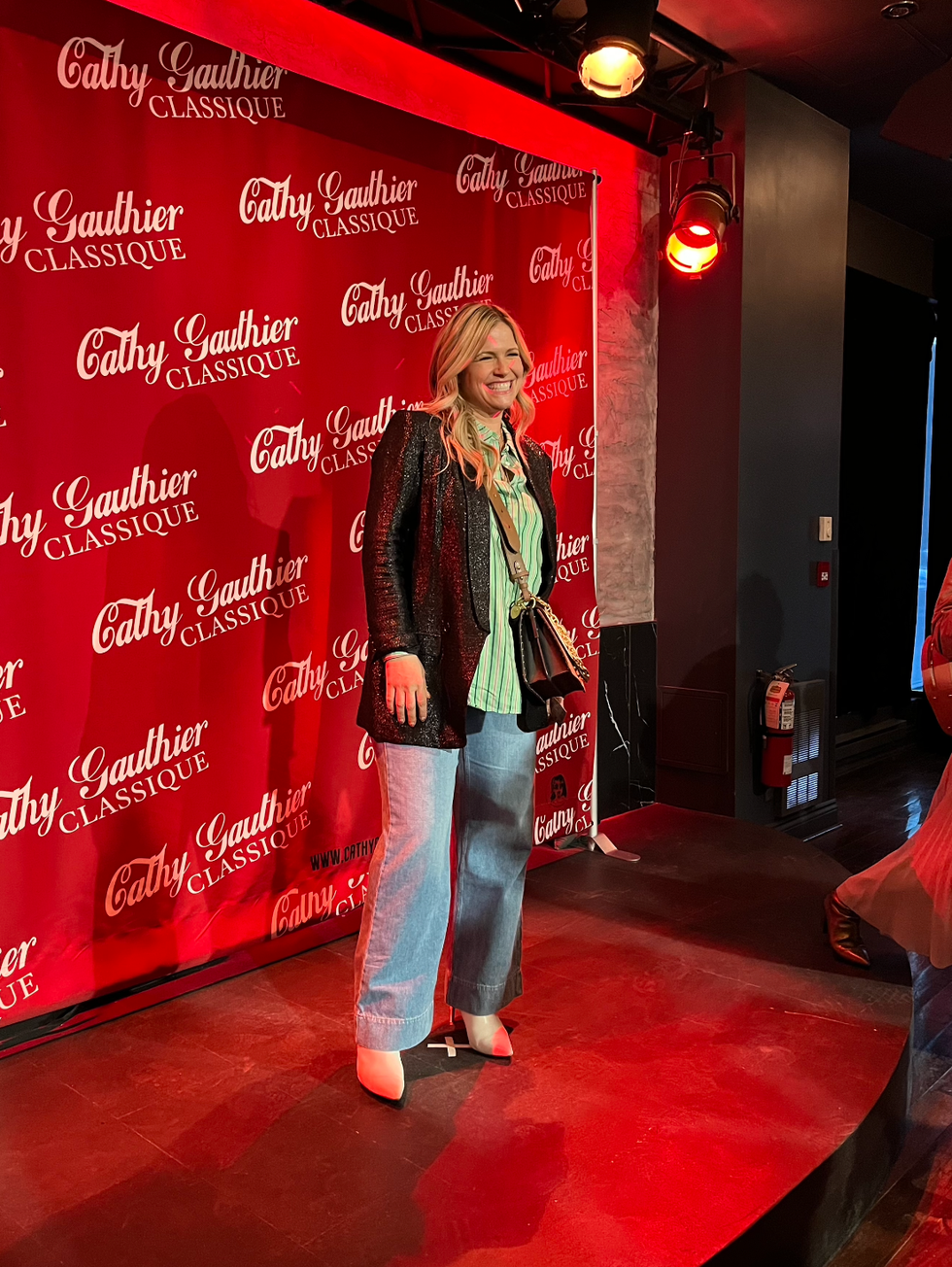 Ima \u00e0 la premi\u00e8re de Cathy Gauthier.