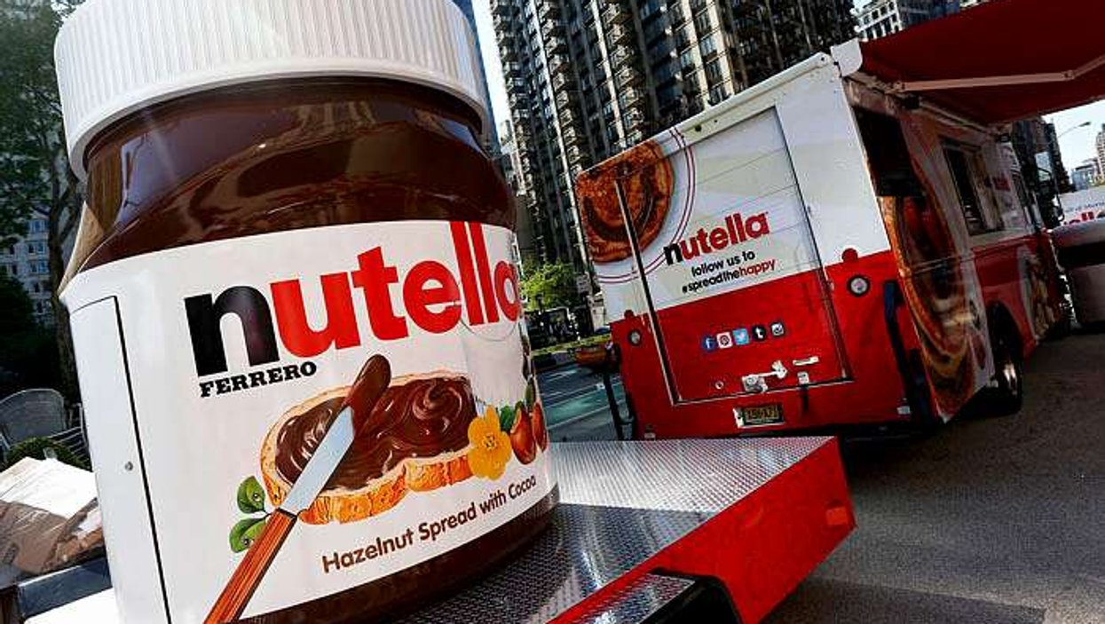 Un food truck Nutella offrira gratuitement des plats en août!