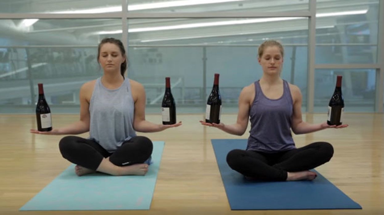 Une soirée vin et yoga aura lieu cette semaine à Montréal!