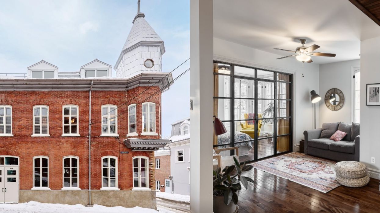 Ce condo avec une tourelle digne d'un conte de Disney à Québec coûte moins de 300 000 $