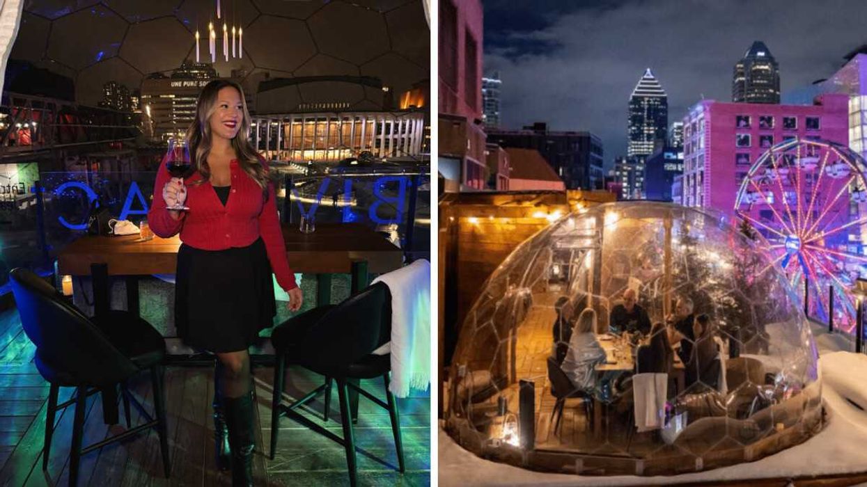 Ce souper dans une bulle à Montréal est l'expérience ultime pour impressionner ta date