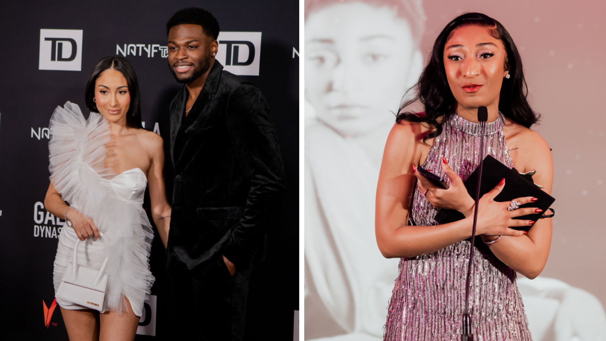 Ines Lalouad et Stevens Dorcellus d'OD. Droite : Citron rose.