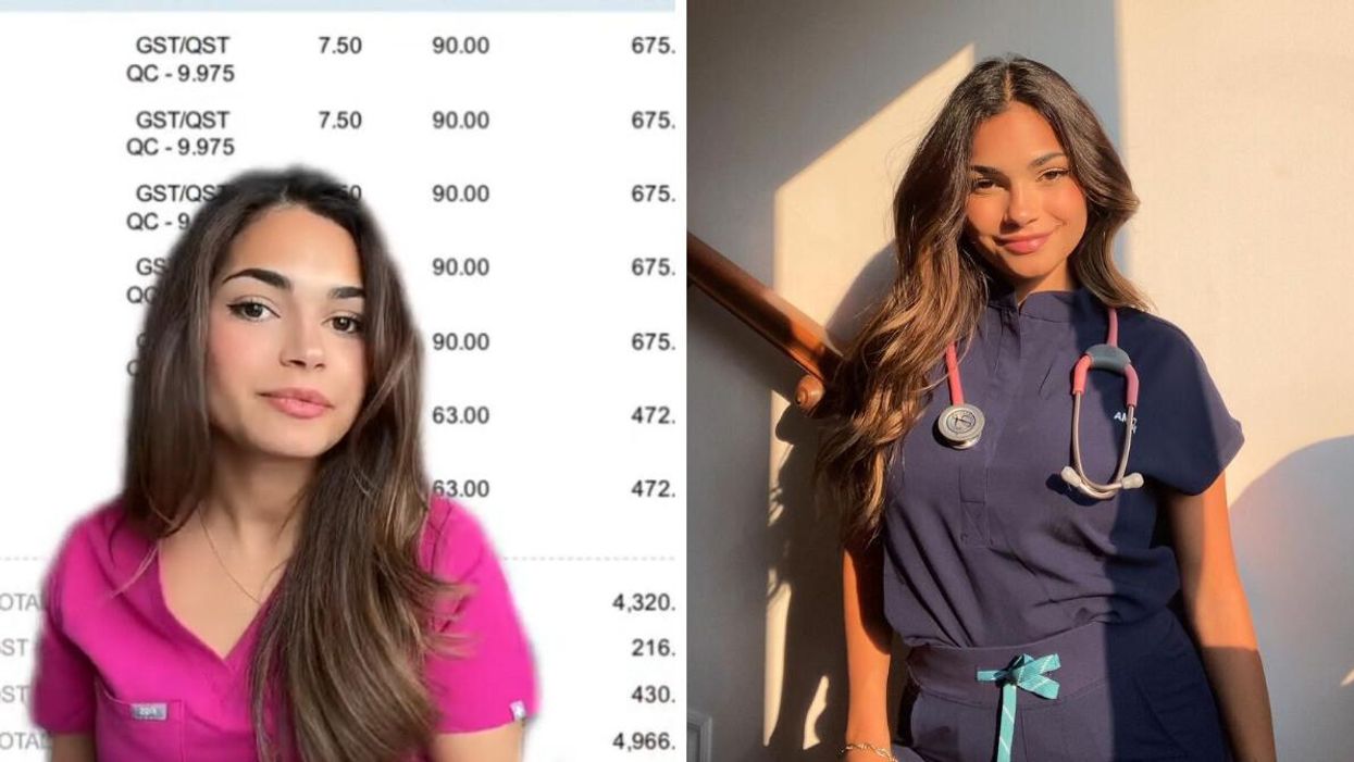 Infirmière québécoise sur TikTok.