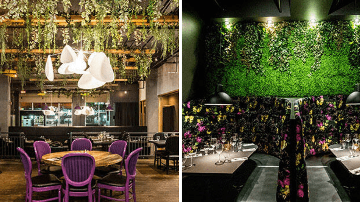 Intérieur du restaurant Côtes-à-Côtes à Québec.