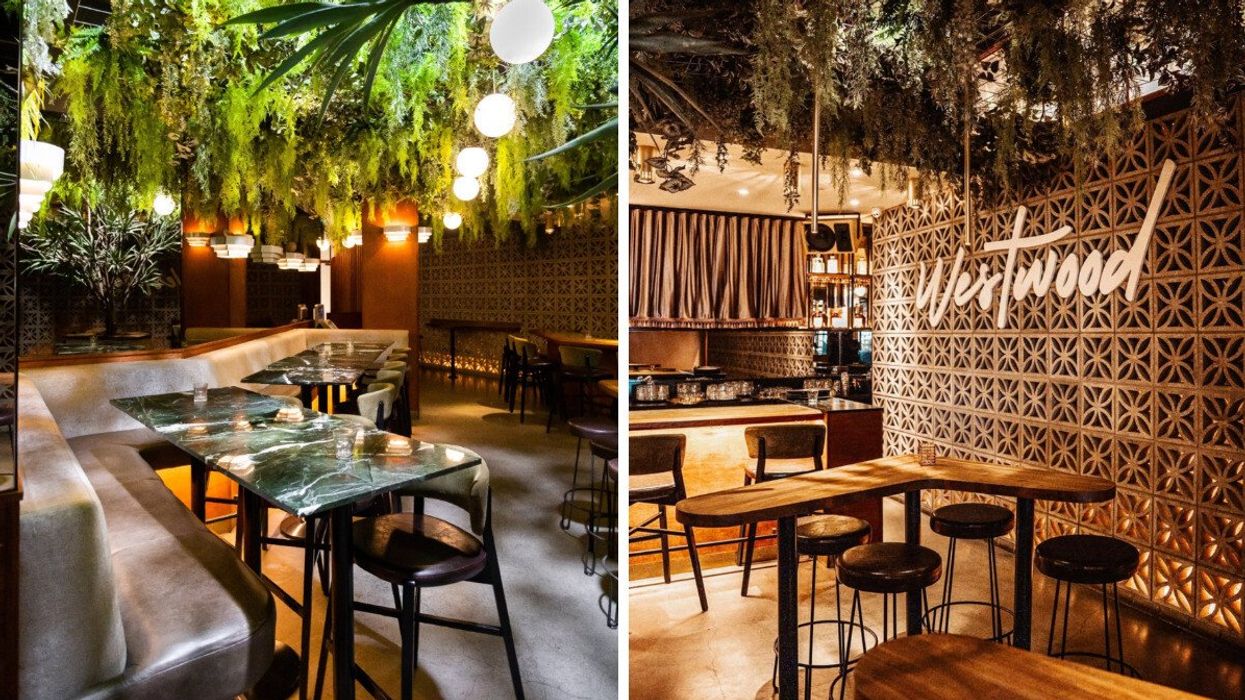 Intérieur du restaurant Westwood Bar & Grill à Laval.