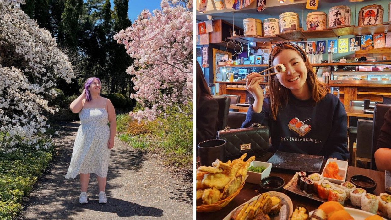 Jardin botanique de Montréal. Droite : K2 plus Bistro.