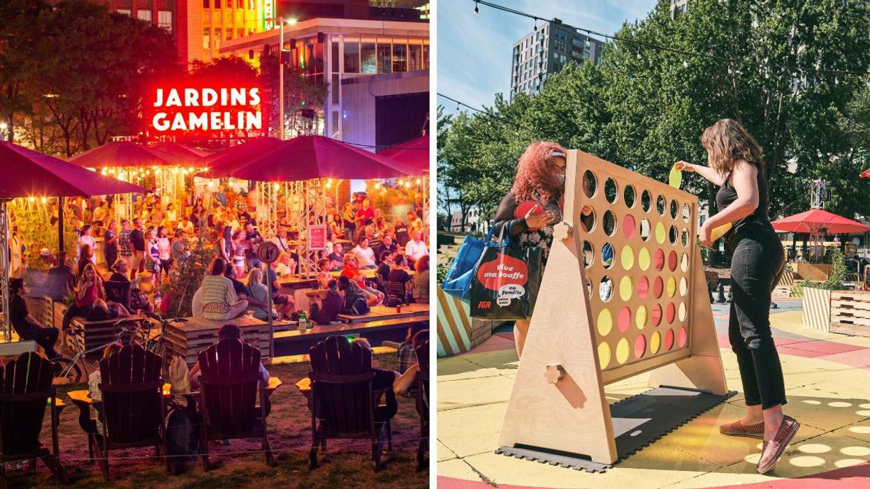 Jardins Gamelin dans le Quartier des spectacles.