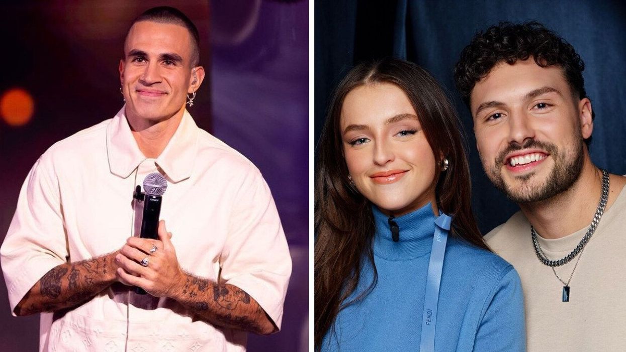 Jay Du Temple à Occupation Double. Droite : Alicia Moffet et Frédérick Robichaud.