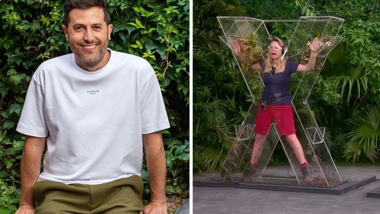 Jean-Philippe Dion. Droite : Extrait de I'm a Celebrity... Get Me Out of Here!