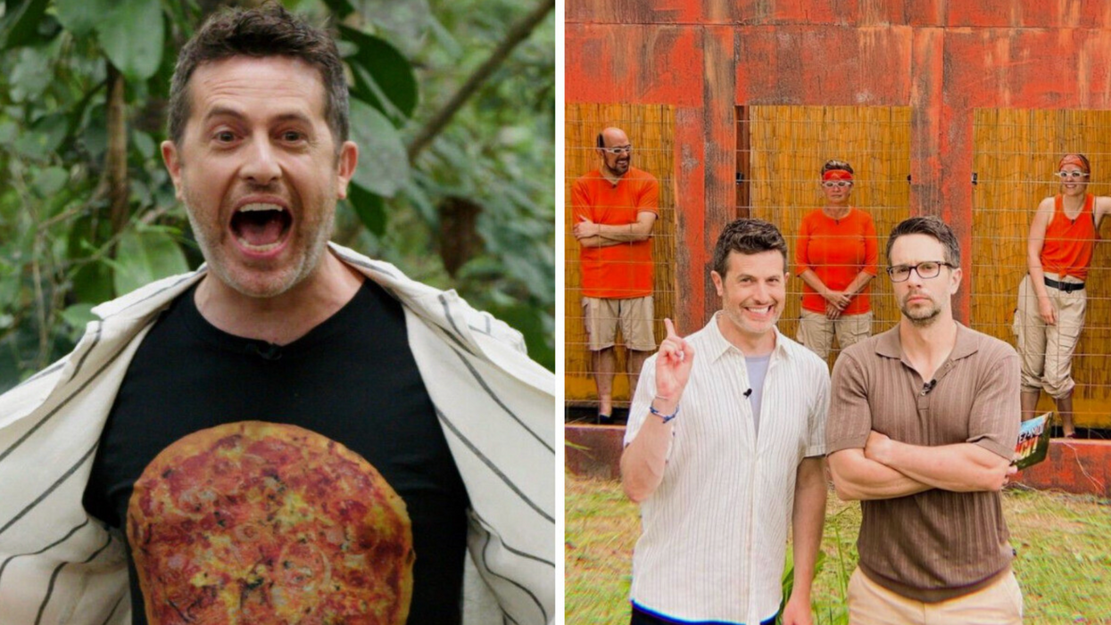 Jean=Philippe Dion. Droite : Jean-Philippe Dion et Alexandre Barrette.