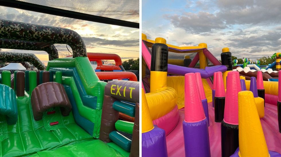 Jeux gonflables au Illumi.