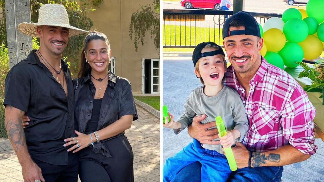 Jimy et Claudia d'OD Martinique. Droite : Jimy Lévesque et son fils Liam.