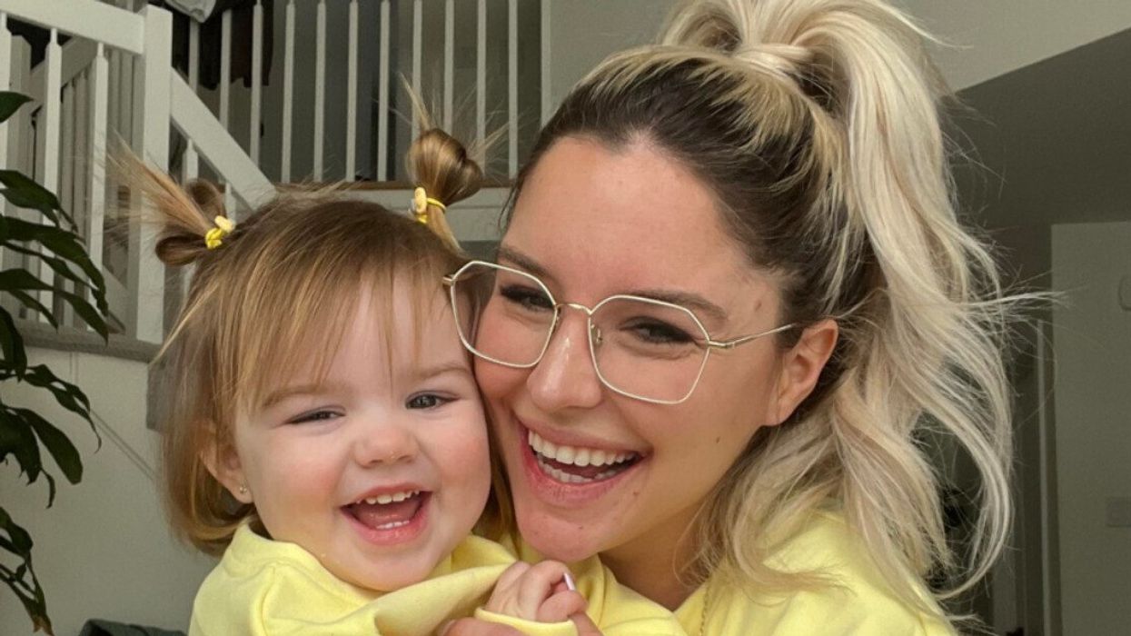 Joanie Grenier et sa fille Soleil-Anne.