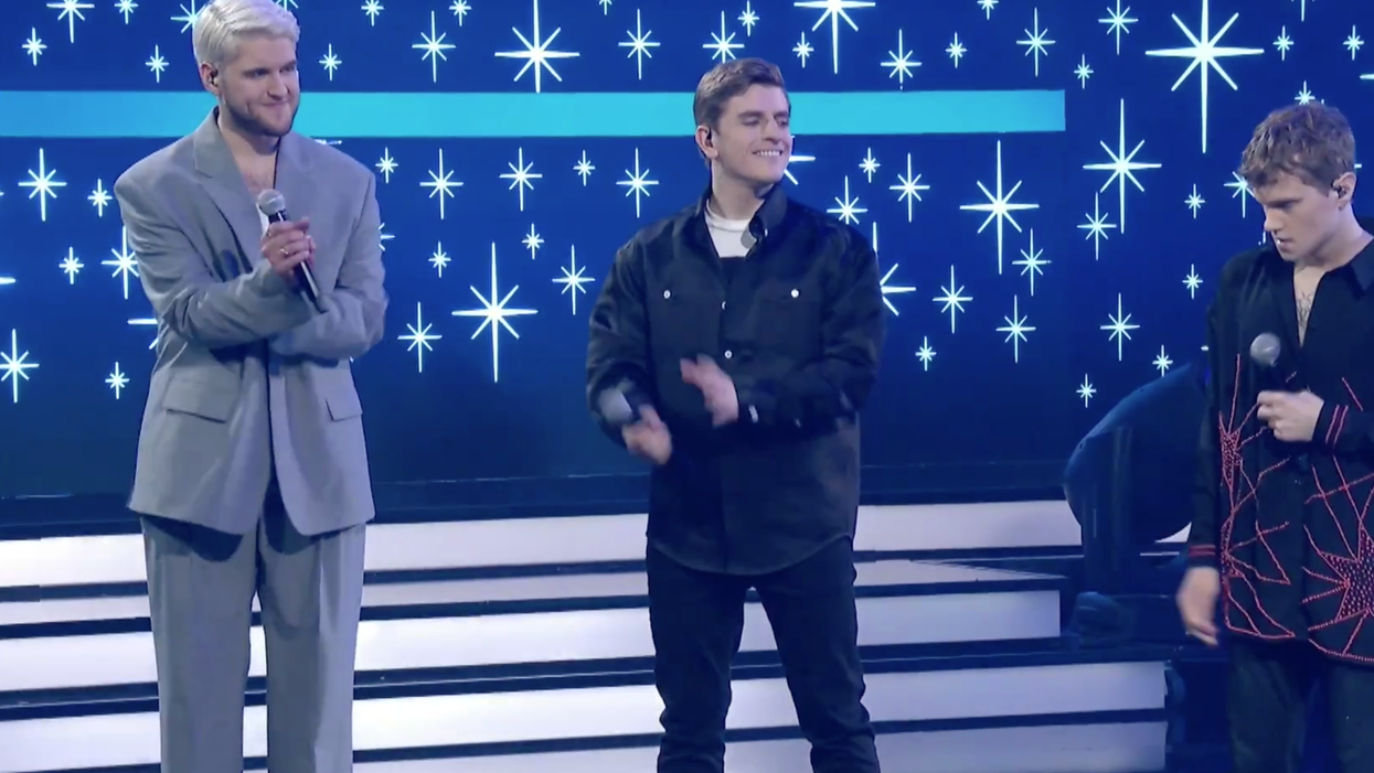 Julien Charbonneau, Édouard Lagacé et Olivier Bergeron à Star Académie.
