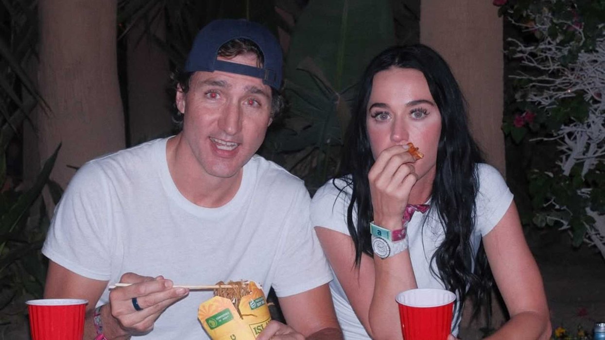 Justin Trudeau et Katy Perry.