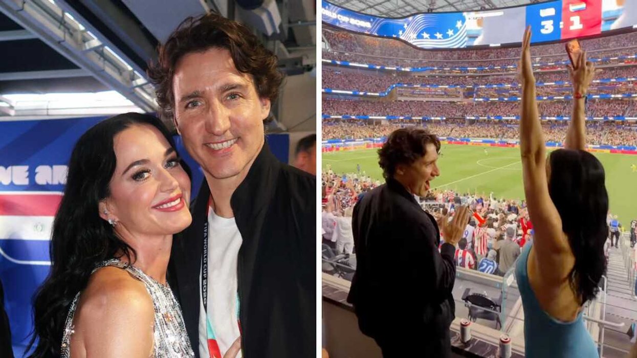 Katy Perry et Justin Trudeau au match d'ouverture des États-Unis à la Coupe du monde de la FIFA 2026.