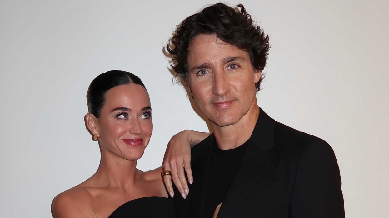Katy Perry et Justin Trudeau.