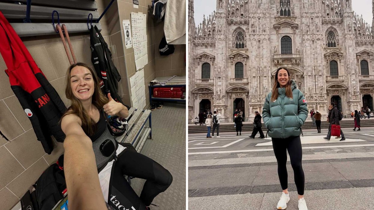 Kim Boutin. Droite : Valérie Maltais.