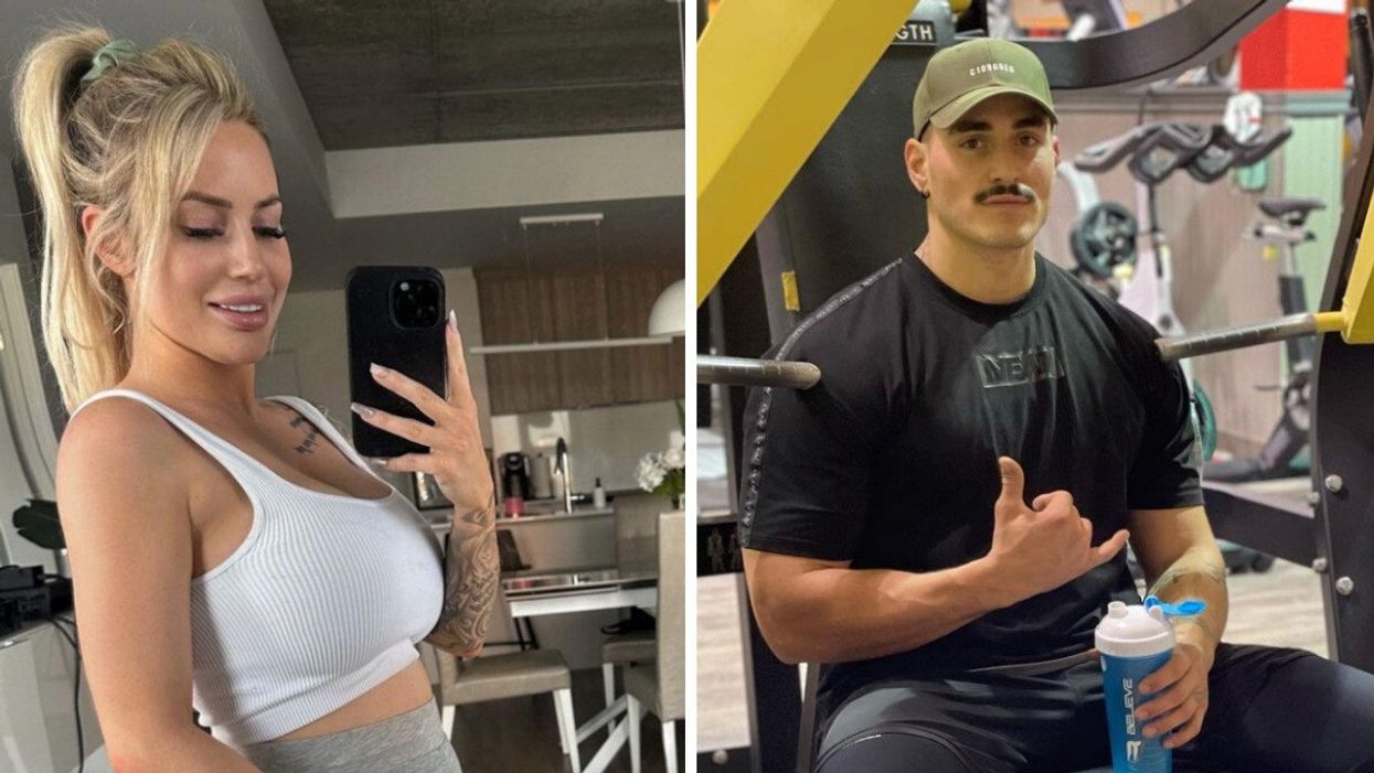 Kimberly Deraiche. Droite : Tommy-Lee Labonté de L'île de l'amour 1.