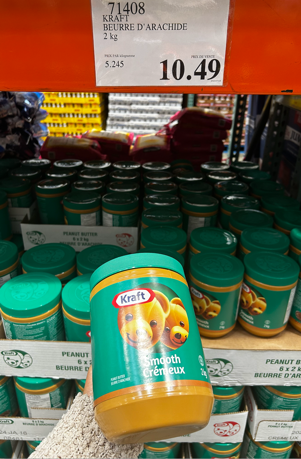 Kraft - Beurre d'arachide.