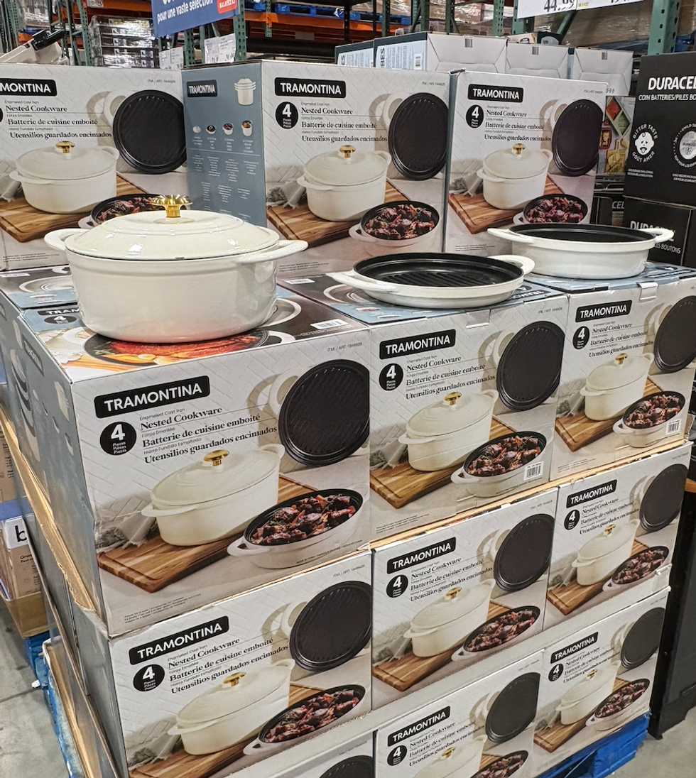 L'ensemble de quatre morceaux Tramontina au Costco.