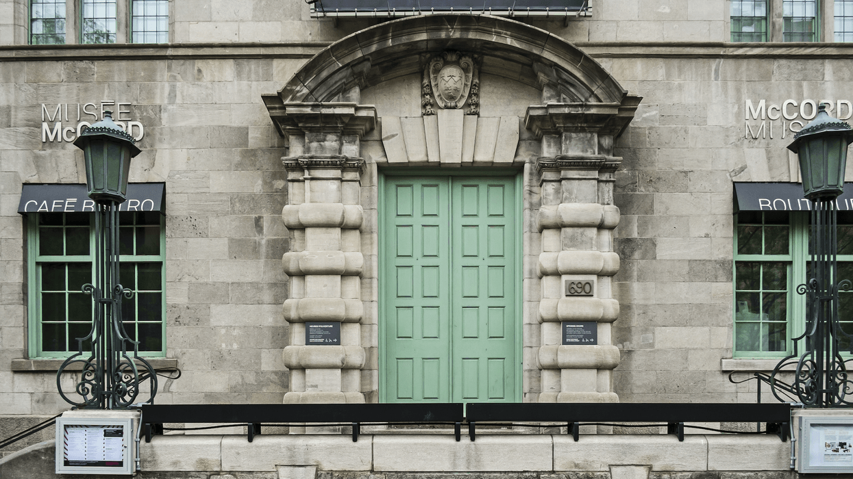L'entrée du Musée McCord à Montréal.