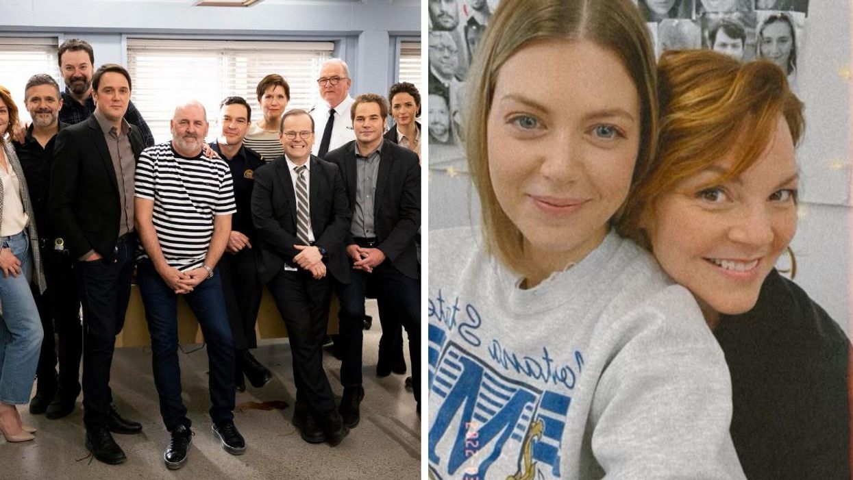 L'équipe de District 31. Droite : Catherine St-Laurent et Catherine Proulx-Lemay.