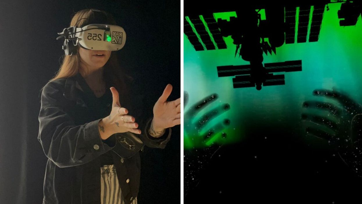 L'expérience immersive « Space Explorers : L'infini ».
